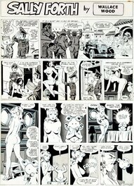 Wally Wood - Wallace Wood . Sally Forth comic strip # 67 - Comic Strip