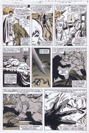 John Buscema - 1979-10 Buscema/DeZuniga : Savage Sword Of Conan #45 p48 Red Sonja - Planche originale