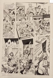 Pat Broderick - Swamp thing annual 4 - Planche originale