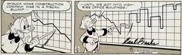Carl Barks - Scrooge McDuck (Oncle Picsou) - Strip - Original art