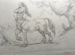Jérôme Lereculey - Centaure - Illustration originale