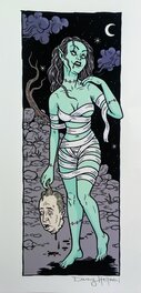 Danny Hellman - Femme Ghoul - Illustration originale
