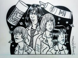 Danny Hellman - Ramones - Illustration originale