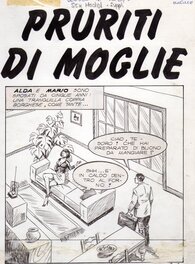 Pruriti di Moglie, page titre - Publication dans Desiderati intimi n°2, Ediperiodici, 1991