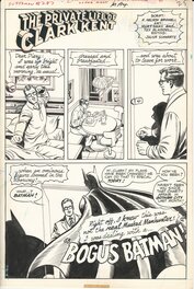 Curt Swan - Superman - Bogus Batman! #287 P1 - Planche originale