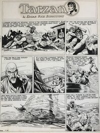 Burne Hogarth - Tarzan 18/07/48 - Comic Strip