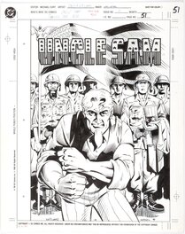 David Williams - Who's Who in the DC Universe #16 P51 "Uncle Sam" - Planche originale