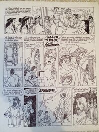 Georges Grammat - Page 6  Hésiode ou la création du monde mythologie par les bulles - Comic Strip