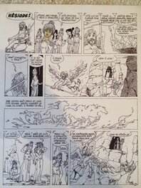 Georges Grammat - Page 7 de Hésiode ou la création du monde - Planche originale