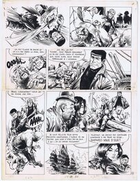 William Vance - Bob Morane - planche originale - Comic Strip