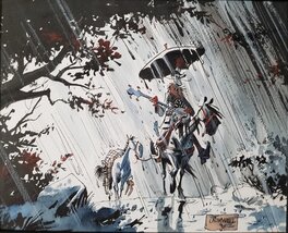Cromwell - Chanter sous la pluie - Original Illustration