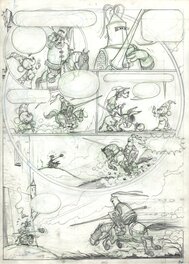 Hector Adolfo De Urtiága - Disney : Dingo Roi Arthur planche 34 - Comic Strip