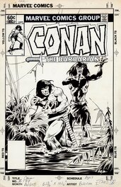 John Buscema - Conan the Barbarian # 149 unpublished cover - Planche originale