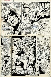 John Buscema - Captain Marvel # 18 page 19 - Original Illustration