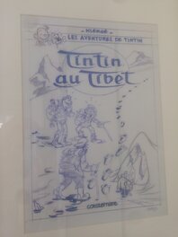 Jean-Marc Krings - Original couverture Tintin au Tibet - Original Cover