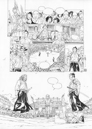 Frédéric Genêt - Samurai : 5. L'Île sans nom, planche de fin - Comic Strip