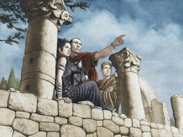 Philippe Delaby - Murena - Une famille romaine - Illustration originale