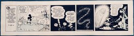 Floyd Gottfredson - Floyd Gottfredson Mickey Mouse Daily 07.09.1936 The 7 Ghosts - Planche originale