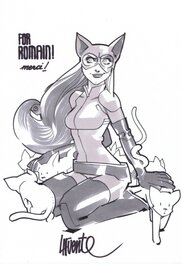 David Lafuente - Catwoman par Lafuente - Illustration originale