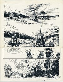 Marc Hardy - Garonne & Guitare, "La Bruges sous les flots", pl. 38 - Comic Strip