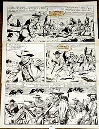 Guglielmo Letteri - Tex Willer n° 278, La foresta pietrificata planche 82 - Comic Strip