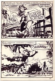Stelio Fenzo - Jungla, "Caravane de sang", pl. 77. - Comic Strip