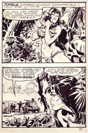 Stelio Fenzo - Jungla, "Caravane de sang", pl. 82. - Comic Strip