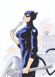 Éric Godeau - Catwoman par Godeau - Original Illustration