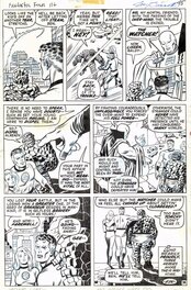 John Buscema - Fantastic Four #116 - Fin - Planche originale