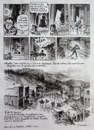 Matthieu Blanchin - Martha Jane Cannary, Les années 1870 - 1876 - Planche originale