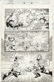 Angel Medina - Warlock and the Infinity Watch #10, pg. 2 - Thanos vs Thanos by Angel Medina & Bob Almond - Comic Strip