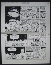 Paul Deliège - « Bricole Circus », demi-planches 21 et 22, 1968. - Comic Strip