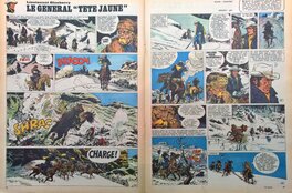La publication dans PILOTE en août 1968 pour LE Général "Tête Jaune" , et l'on parle de "texte" plutôt que de "scénario" !!