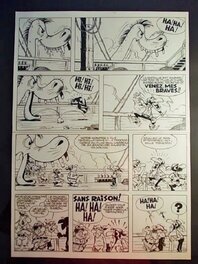 Marcel Remacle - Le Vieux Nick et Barbe Noire n° 6, « Dans la Gueule du Dragon », planche 12, 1961. - Comic Strip