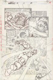 Warlock and the Infinity Watch #10, pg. 17 - Thanos kills Thanos by Angel Medina & Bob Almond Warlock and the Infinity Watch #10, pg. 17 - Thanos kills Thanos by Angel Medina & Bob Almond