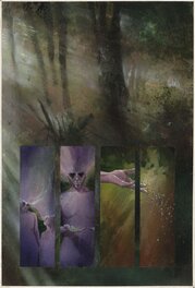 Dave McKean - Black Orchid, p. 19 - Planche originale