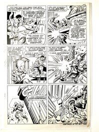 George Tuska - Iron Man vs Midas - Comic Strip