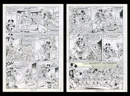 Sergio Asteriti - TOPOLINO 1634 - page 9A,10A - Comic Strip