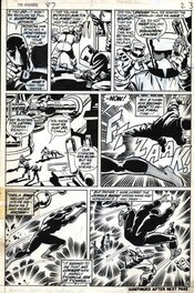 Sal Buscema - Avengers 87 Page 18 - Planche originale