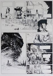 Mathieu Lauffray - Lauffray - Long John Silver tome 03   Le Labyrinthe d'Emeraude - Planche 40 - Comic Strip