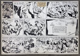 Frank Godwin - RUSTY RILEY - Une sunday de 1957 - Comic Strip