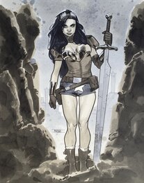 Mahmud Asrar - Steampunk Wonder Woman - Comic Strip