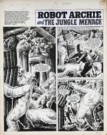 Ted Kearon - Robot Archie - Planche originale