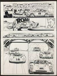 Christian Papazoglakis - 24 heures du mans - 1968 - 1969 - Comic Strip