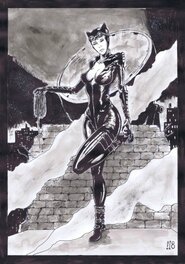 benoit boeuf - Catwoman par Boeuf - Original Illustration