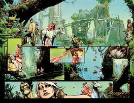 Sean Murphy Tokyo Ghost issue 2 page 2-3 (published) Sean Murphy Tokyo Ghost issue 2 page 2-3 (published)