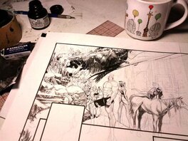 Sean Murphy Tokyo Ghost issue 2 page 2-3 (WIP) Sean Murphy Tokyo Ghost issue 2 page 2-3 (WIP)