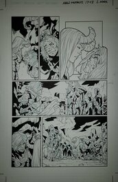 Leonard Kirk - New Mutants V3 #17 p13 - Planche originale