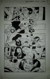 Leonard Kirk - New Mutants V3 #18 p12 - Planche originale