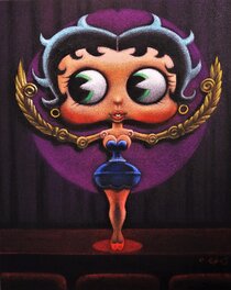 O'Groj - Hommage à Betty Boop - Illustration originale